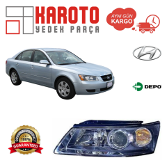 Hyundai Sonata 2005-2010 Sağ Far Elektrikli Siyah 221-1138R-LDEM2
