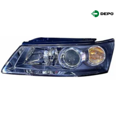 Hyundai Sonata Sağ Far Elektrikli Siyah 221-1138R-LDEM2