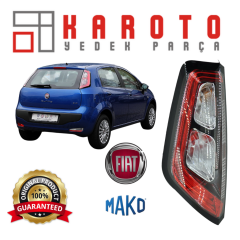 Fiat Punto Evo(199) 2008-> Sol Arka Stop Lambası (Siyah Çerçeve-Fl Sport)